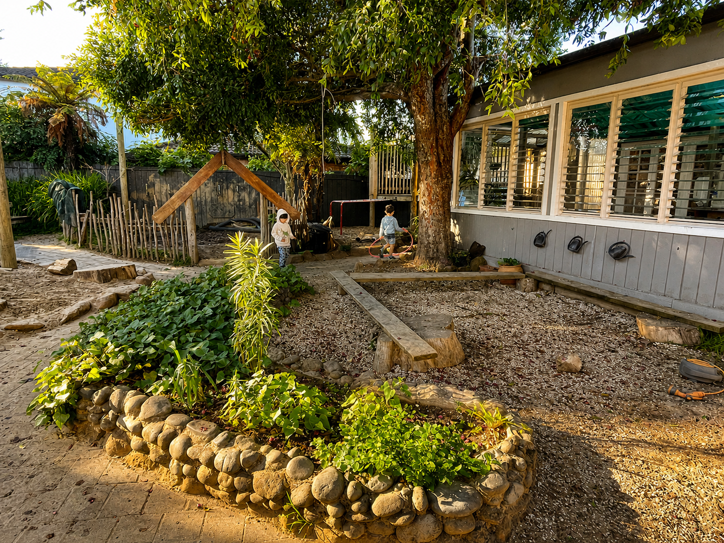 Children's natural outdoor learning environment at Royal Oak