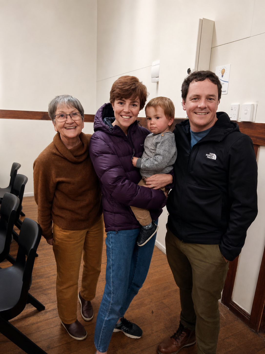 Family visiting Royal Oak Childcare and Learning Centre
