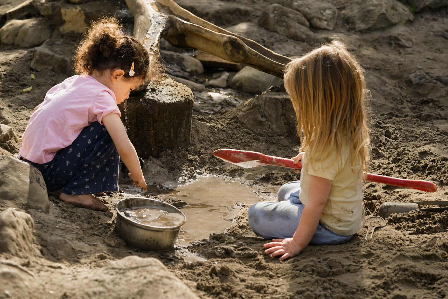Imaginative play materials at the centre